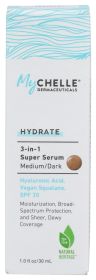 MYCHELLE DERMACEUTICALS: 3 in 1 Super Serum Medium Dark Tint, 1 fo