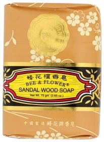BEE & FLOWER: Sandal Wood Soap, 2.65 oz