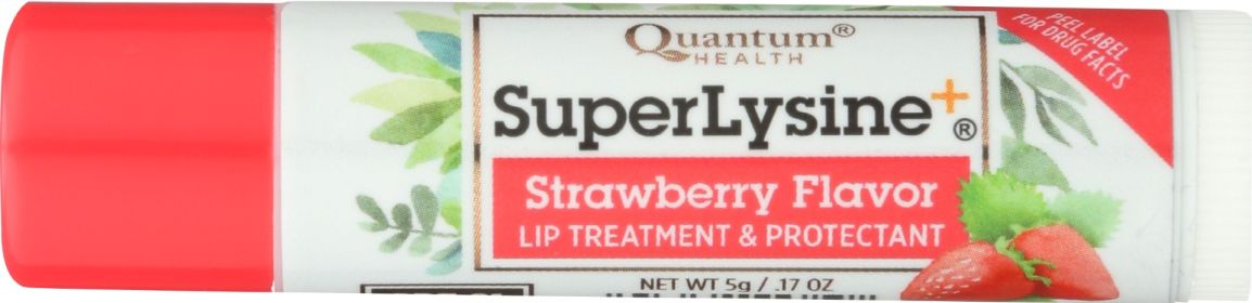 QUANTUM: SuperLysine ColdStick Strawberry, 0.25 oz