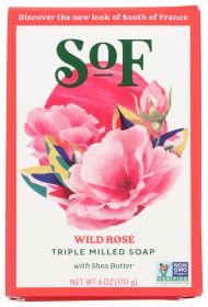 SOUTH OF FRANCE: Wild Rose Bar Soap, 6 oz