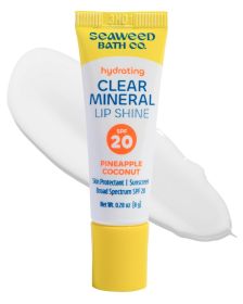 SEAWEED BATH COMPANY: Clear Mineral Lip Shine SPF 20, 0.28 oz
