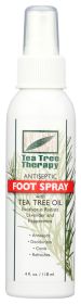 TEA TREE THERAPY: Antiseptic Foot Spray, 4 fo