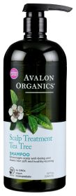 AVALON ORGANICS: Scalp Treatment Tea Tree Shampoo, 32 oz