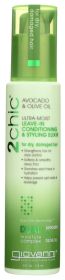 GIOVANNI COSMETICS: 2Chic Ultra Moist Leave In Conditioning and Styling Elixir, 4 fo