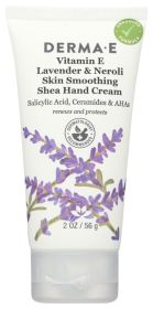 DERMA E: Vitamin E Lavender and Neroli Skin Smoothing Shea Hand Cream, 2 oz