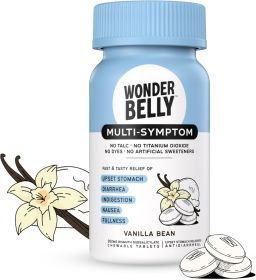 WONDERBELLY: Multi Symptom Vanilla Bean Chews, 48 ea