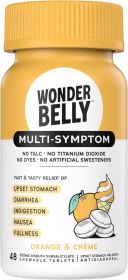 WONDERBELLY: Multi Symptom Orange and Creme Chews, 48 ea