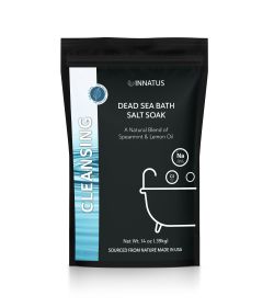 Dead Sea Soothing Bath Salt Soak with 21 Minerals – Relaxing, Detoxifying, and Nourishing for Skin – 14oz (default: default)